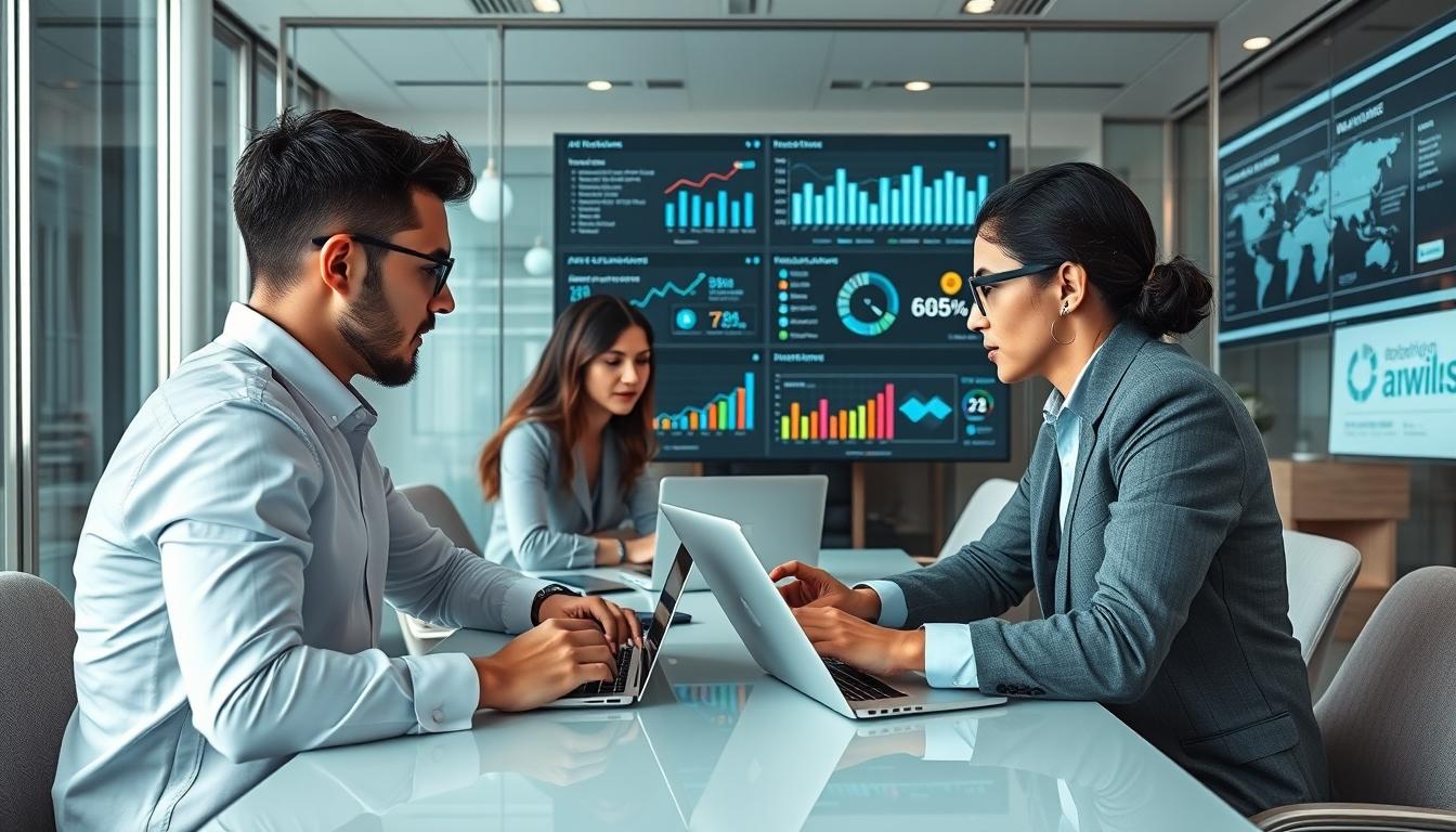 Enterprise software dashboards and business process automation